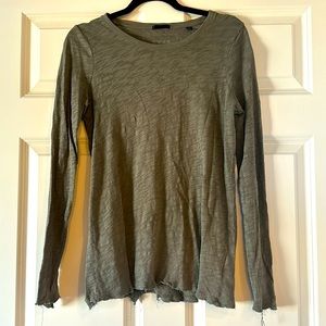 Women’s Green ATM cotton long sleeve